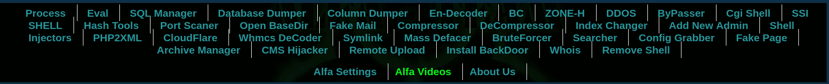 Alfa features