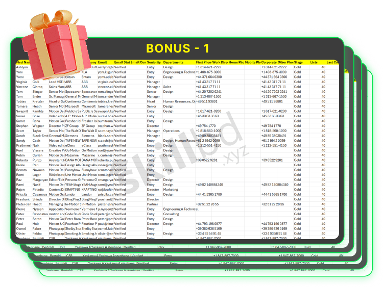 Bonus leads bundle min