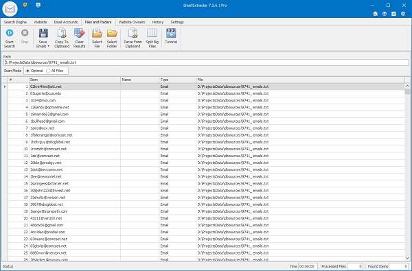 Email extractor pc