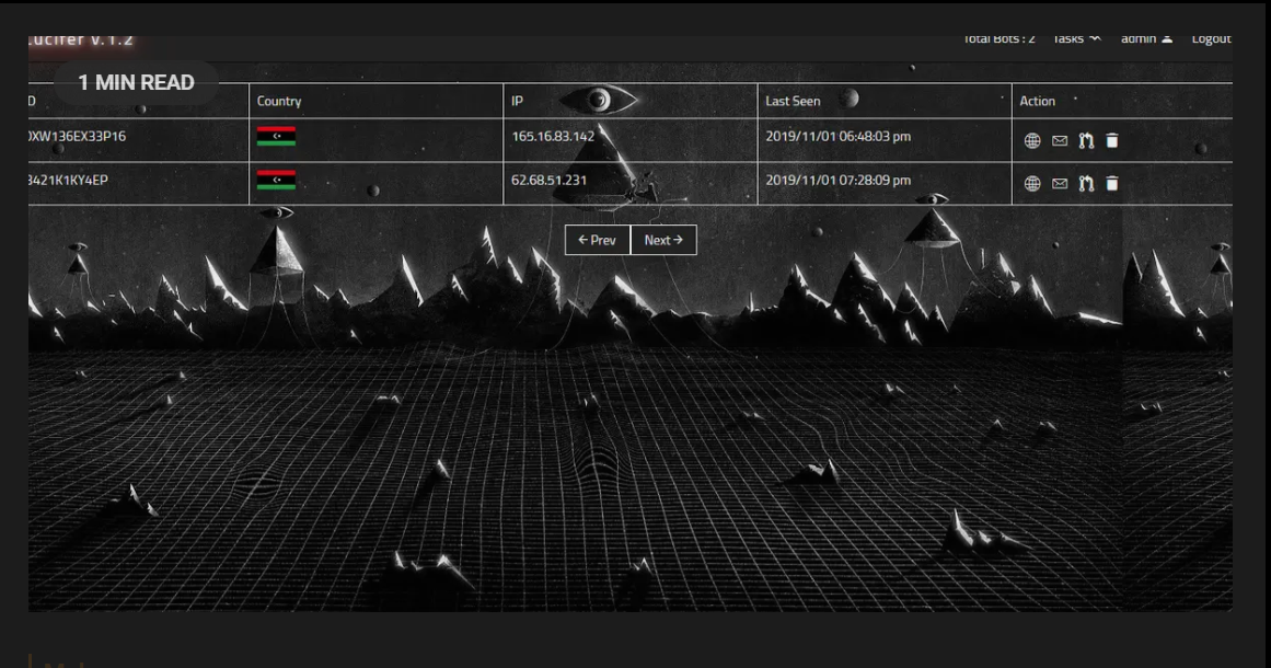 Lucifer v12 HTTP Botnet