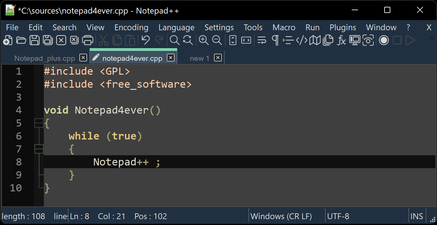 Notepad4ever