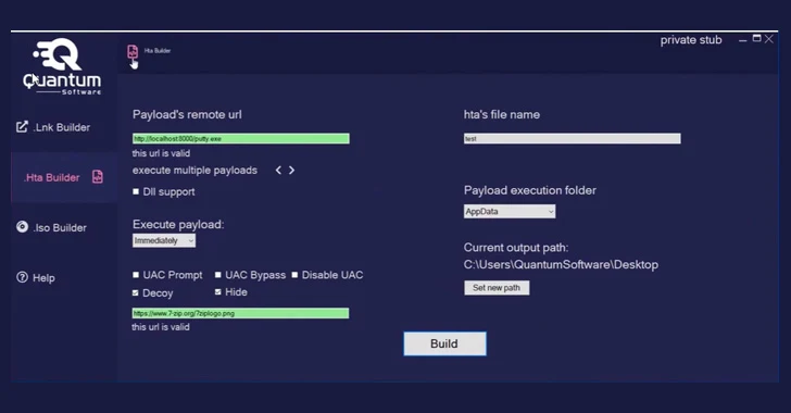 Quantom builder