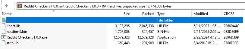 RedditChecker