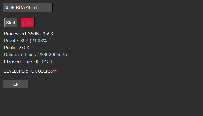 Result screenshot