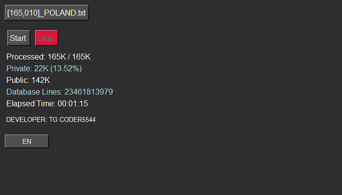 Result screenshot