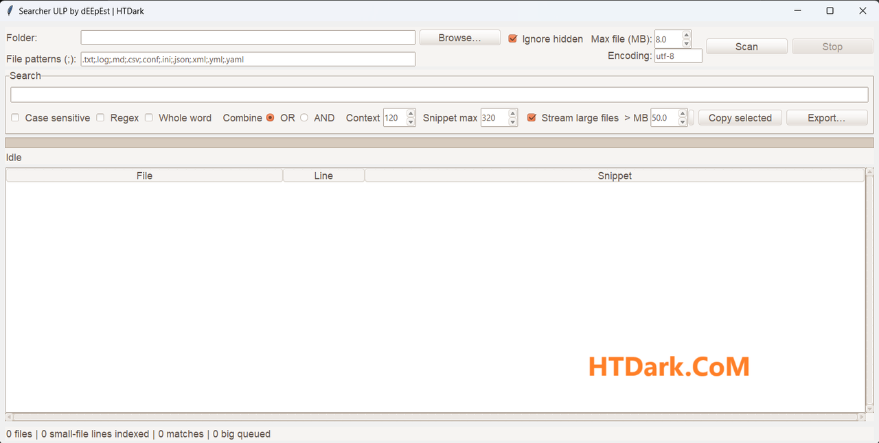 Searcher ULP GUI
