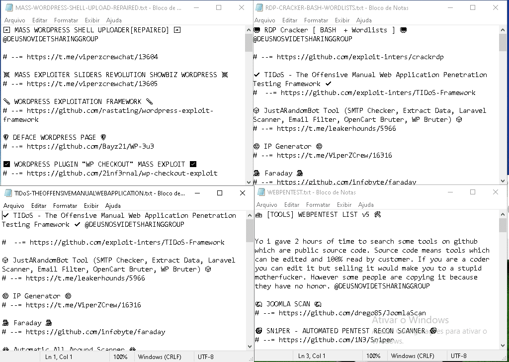 Tools list