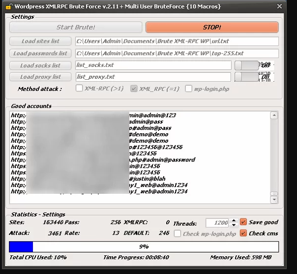 WordPress XML RPC 1