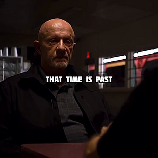Ehrmantraut negotiating his life
