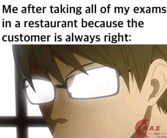 Customer & exam's