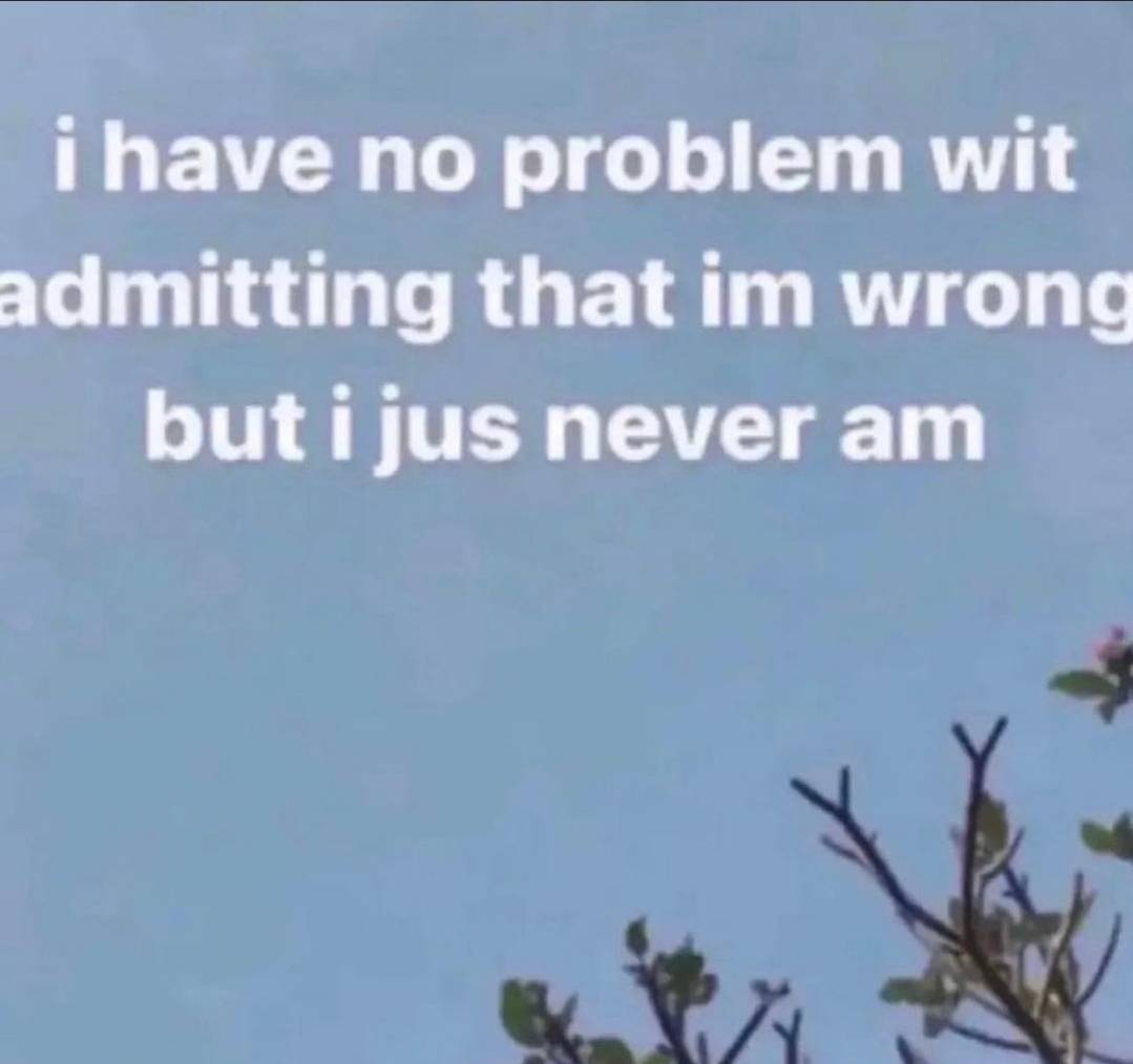 never