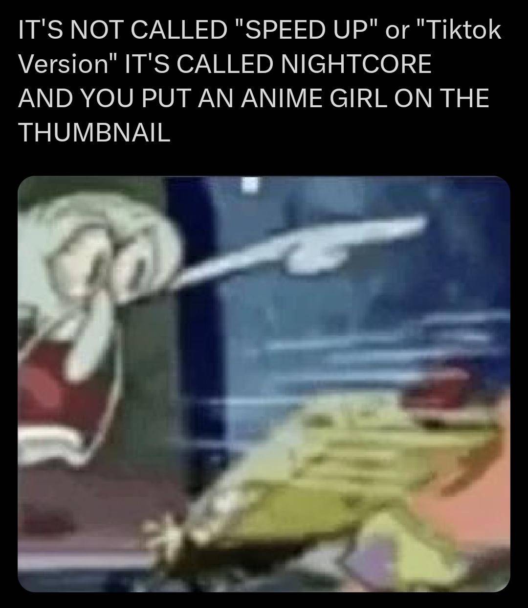 Nightcore meme