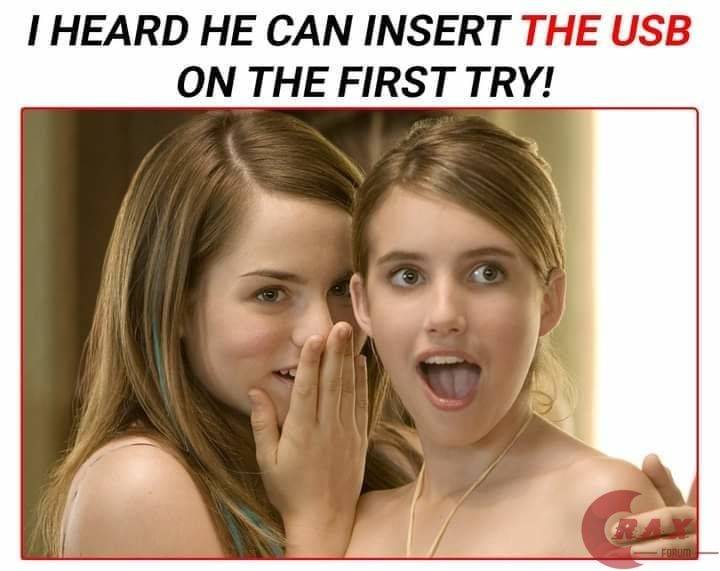 USB 18+ Meme